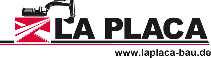 „La Placa Garten- und Landschaftsbau GmbH“-Logo, zur Startseite